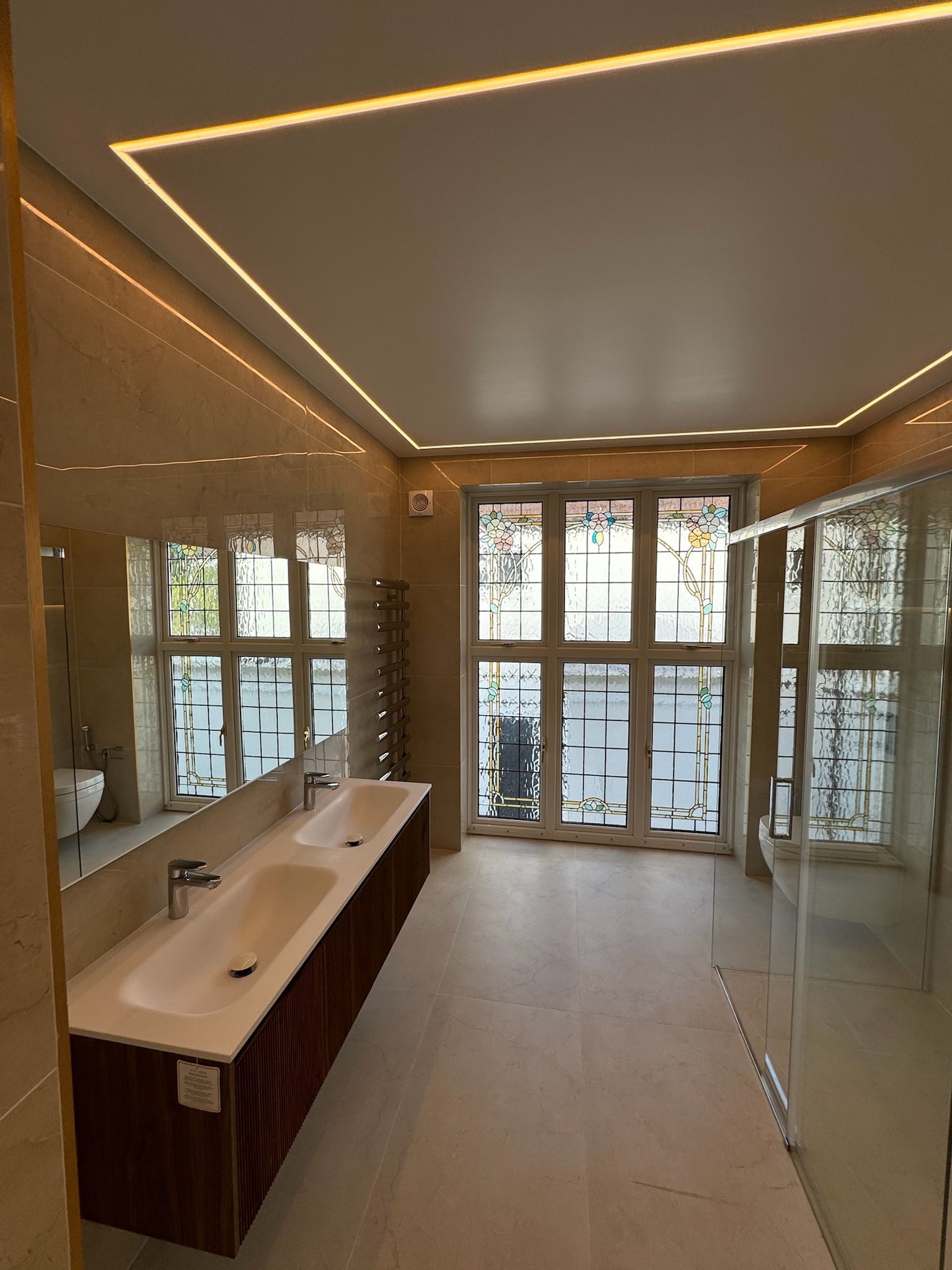 Dunstan Road Golders Green — new bathroom with LED lighting by Alstruct Ltd