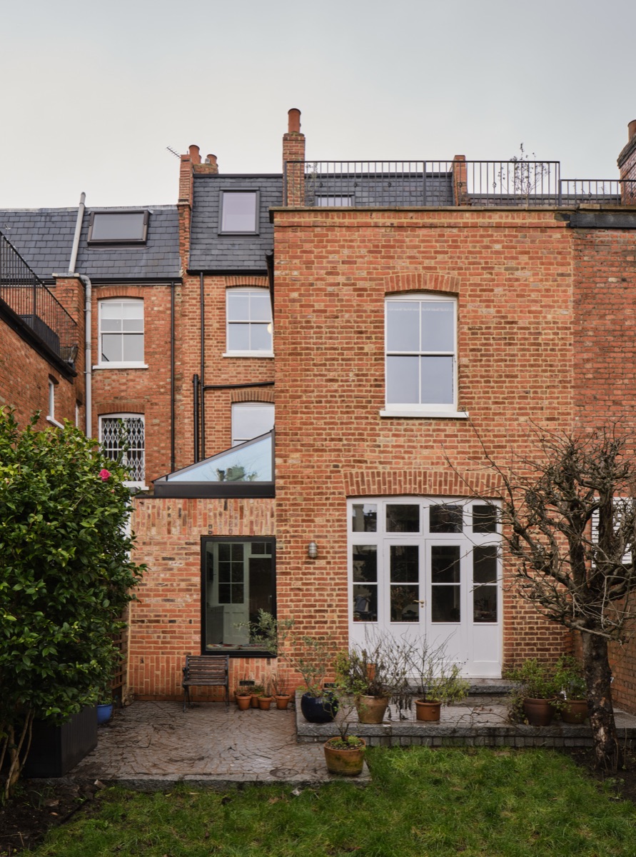 Whitehall Park, Archway — rear exterior showing renovation and extension by Alstruct
