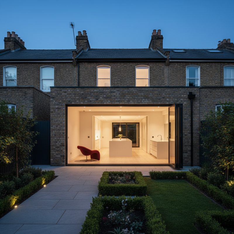 Premium rear house extension on a London Victorian terrace