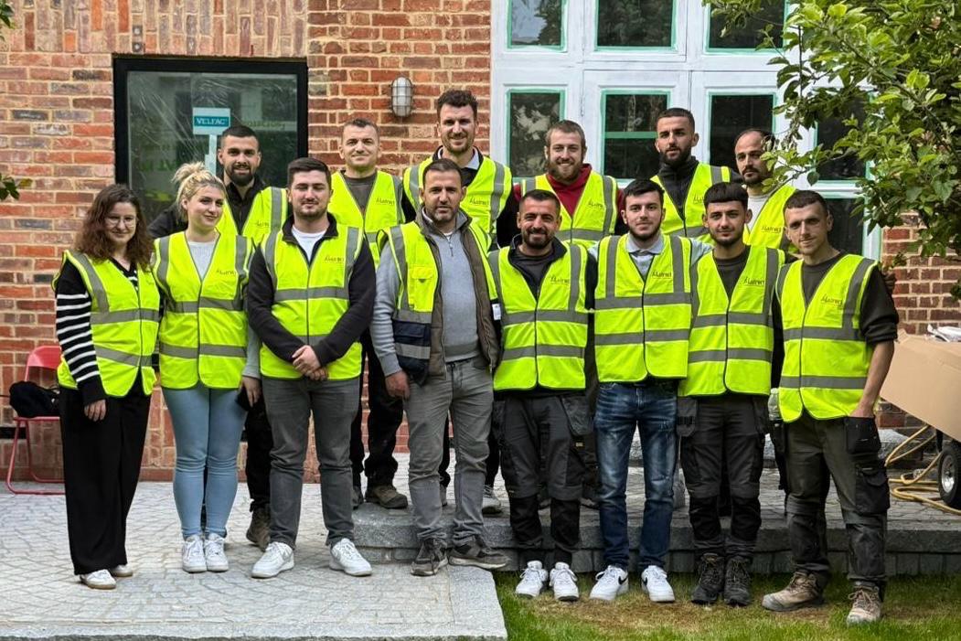 The Alstruct team on site in London